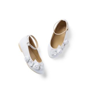 NWT JANIE AND JACK Flower Ballet Flats